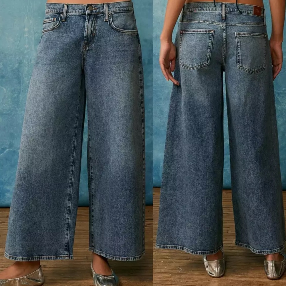 URBAN OUTFITTERS WIDE LEG JEANS- plus size 20 / 22.   Waist: 37"